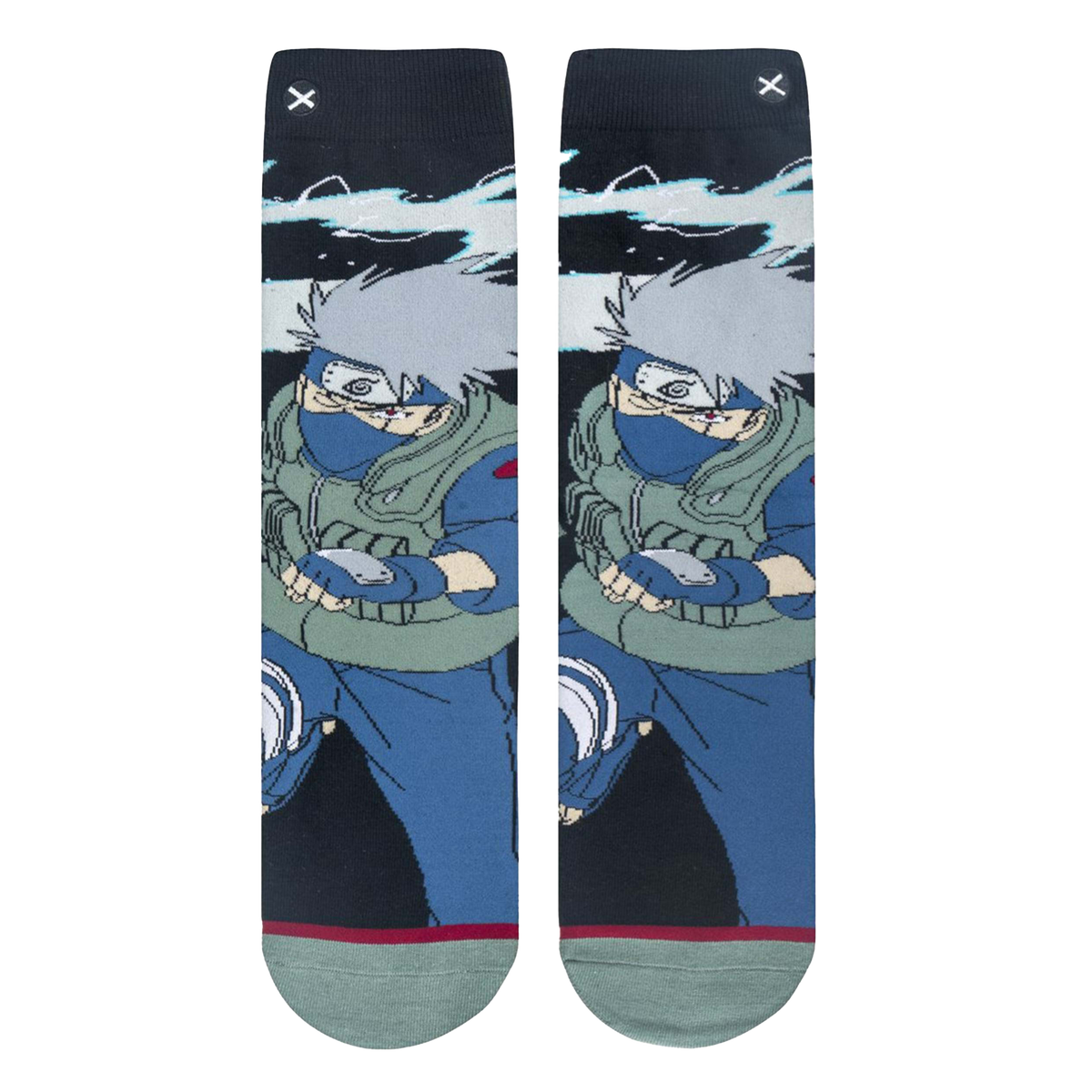 Naruto Kakashi Anime Socks - Mens - 1 Pair