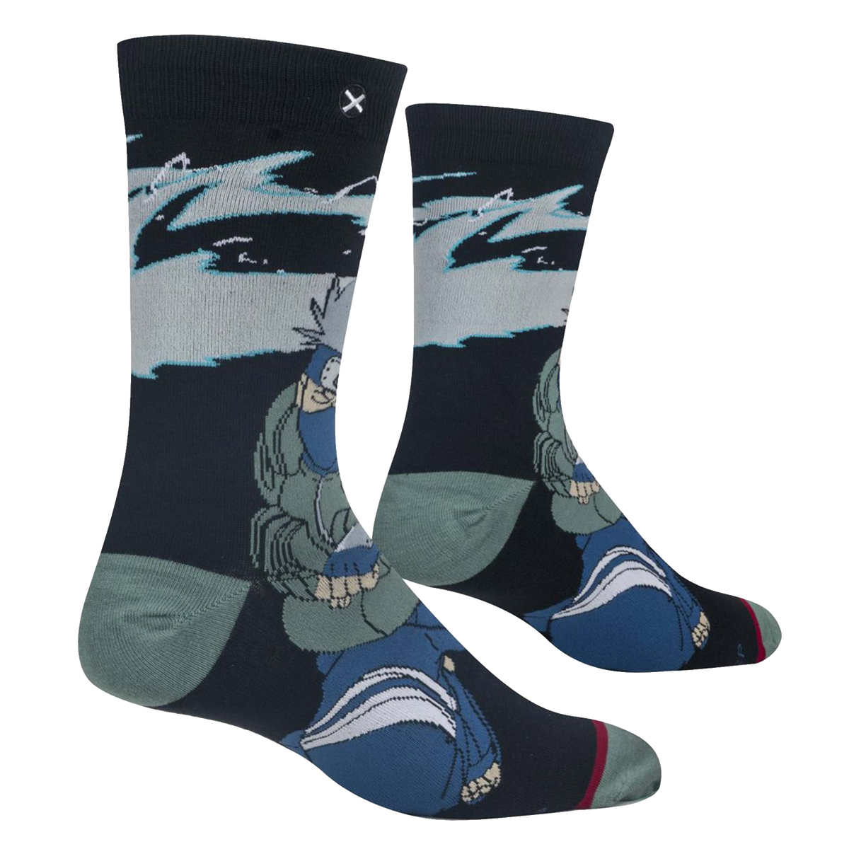 Naruto Kakashi Anime Socks - Mens - 1 Pair