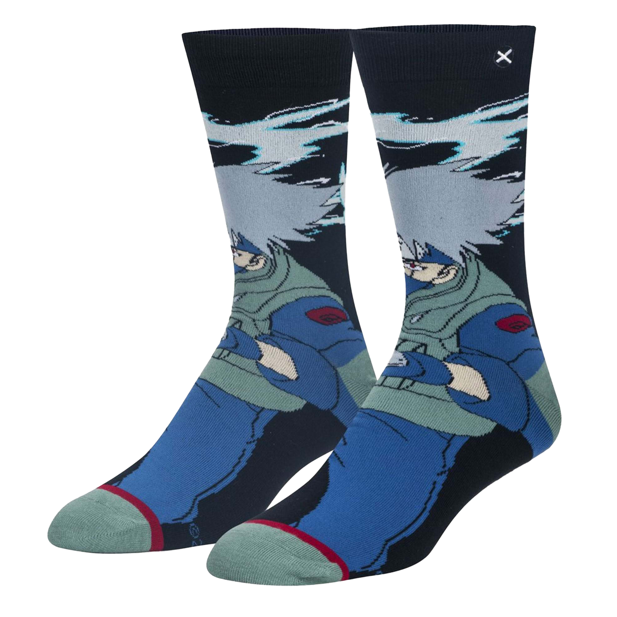 Naruto Kakashi Anime Socks - Mens - 1 Pair