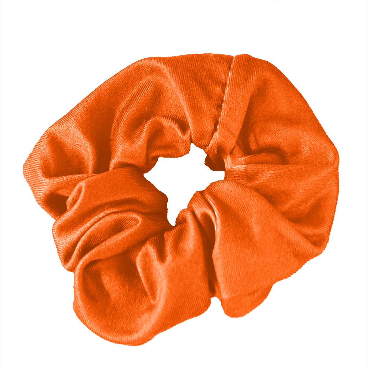 Solid Orange Scrunchie