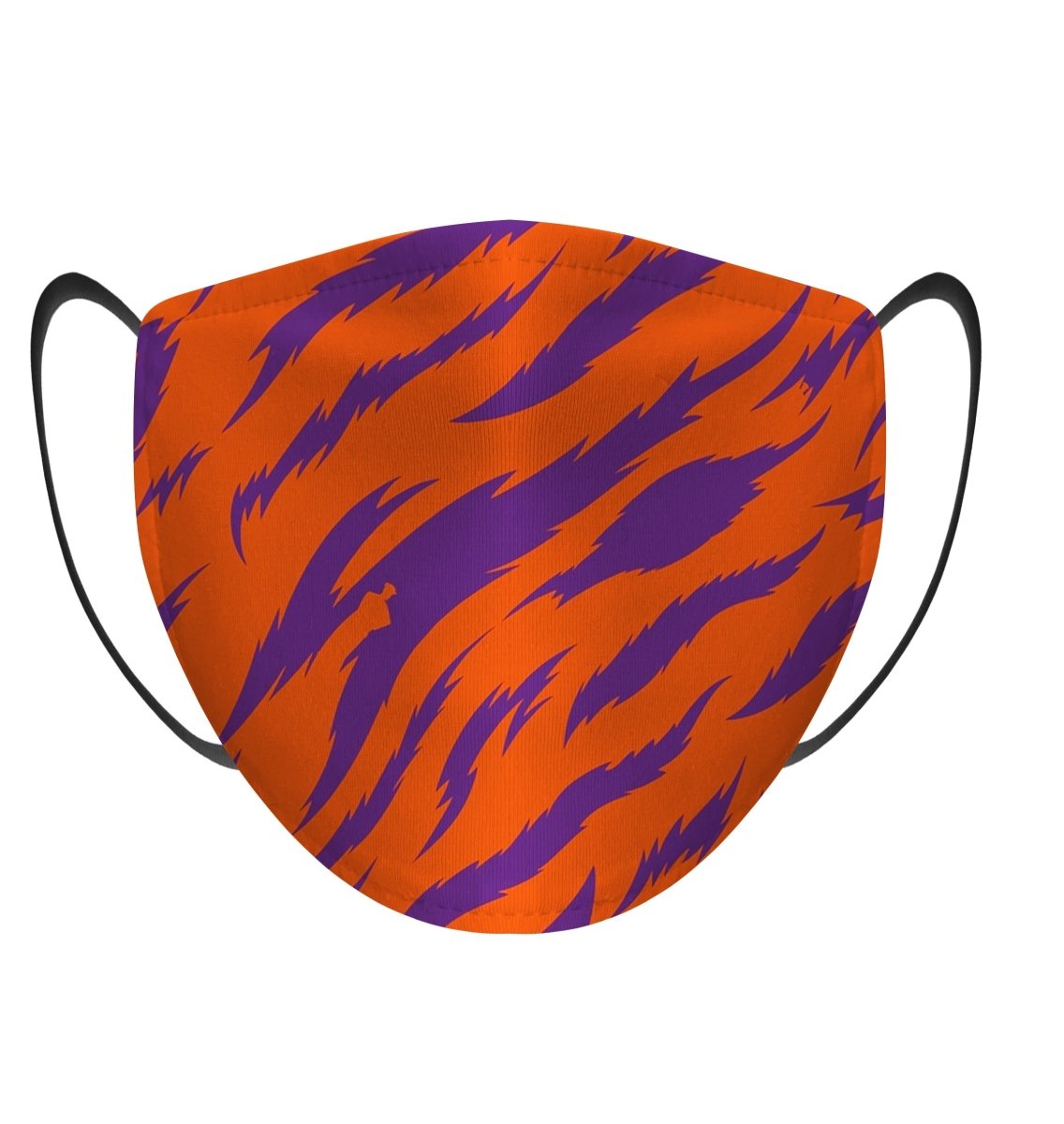 Rock 'Em Face Mask- Orange and Purple Tiger Stripe - Mr. Knickerbocker