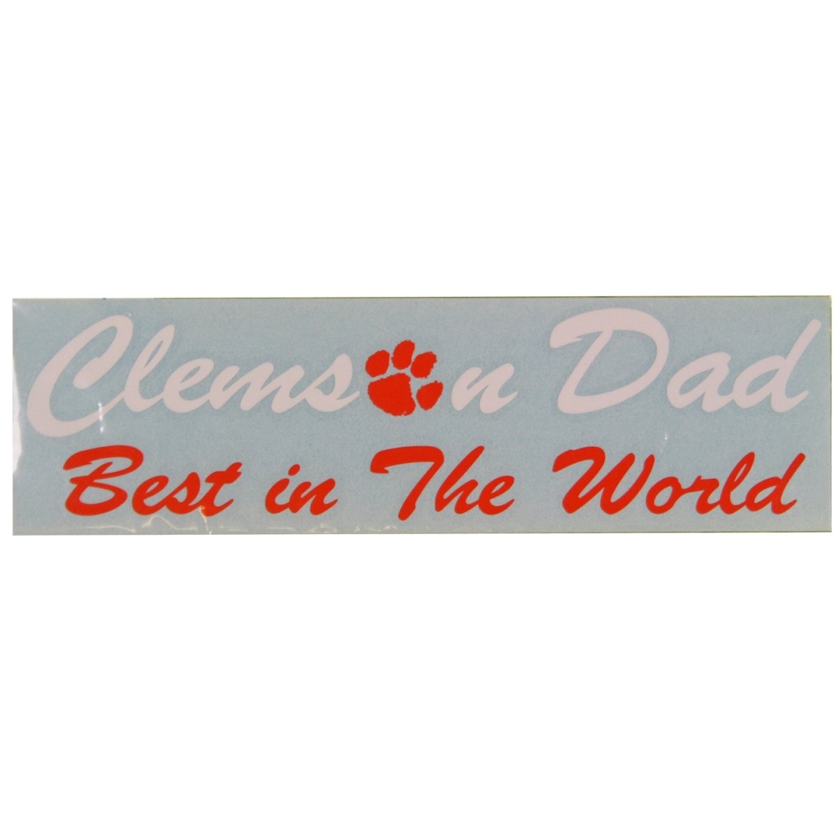 Stockdale Clemson &quot;best Dad in the World&quot; Decal - Mr. Knickerbocker