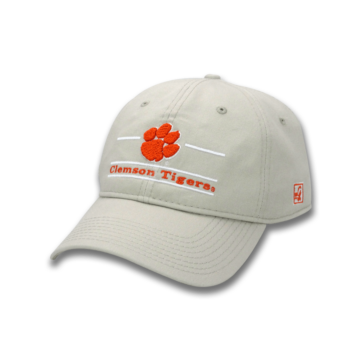 The Game Clemson Tigers Split Bar Fitted Dad Hat - Mr. Knickerbocker