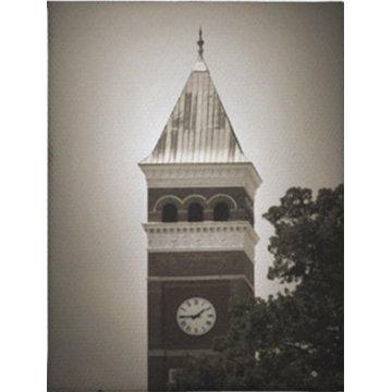 Tillman Hall Clock Postcard Black and White - Mr. Knickerbocker