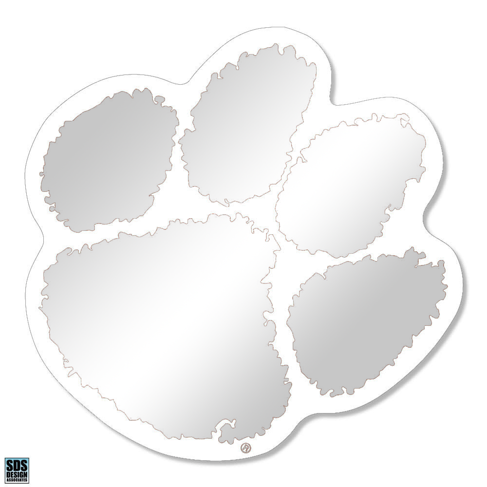 Show your team spirit with this tiger paw logo. Everyone will love it!
